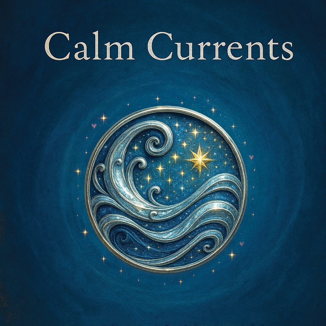 Calm Currents — Crystal Wish Jar for Calm & Emotional Balance