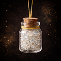 Lunar Flow | Rainbow Moonstone Crystal Wish Jar