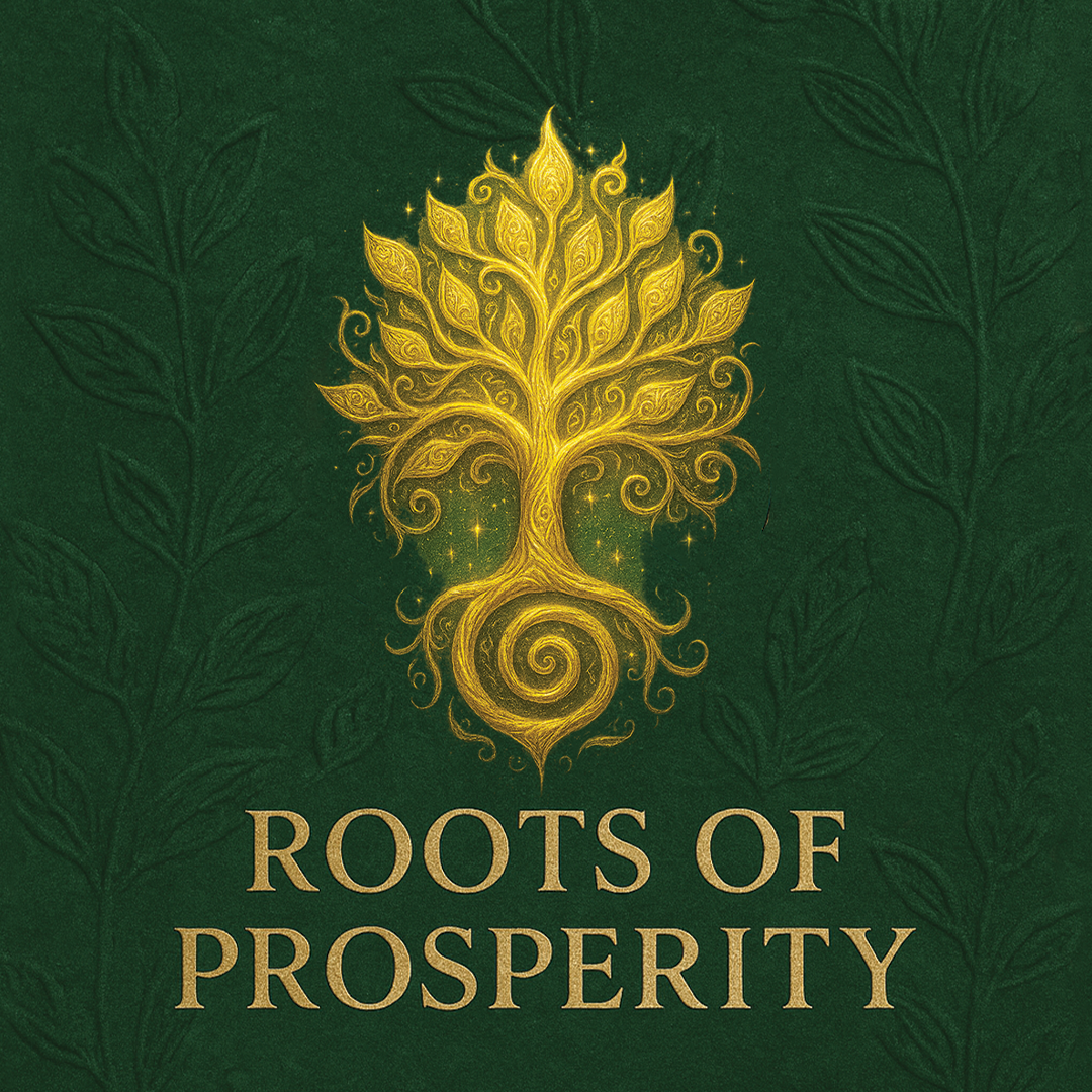 Roots of Prosperity — Crystal Wish Jar for Prosperity & Growth