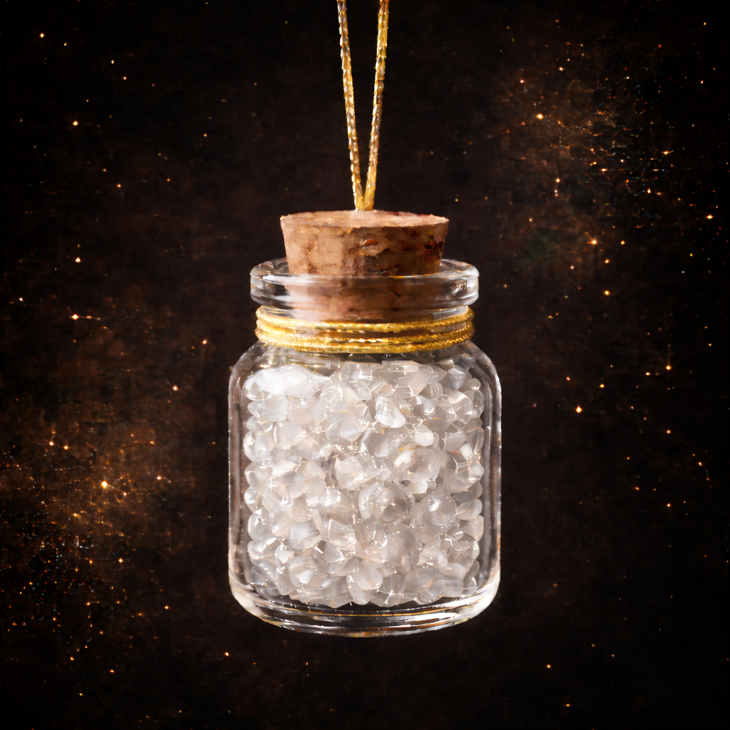 Pure Light | Clear Quartz Crystal Wish Jar